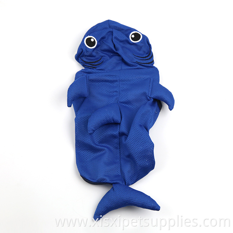 Wholesale Pet Accessories Funny Fashion Shark Style Pet Dog Clothes Pet Apparel & Accessories